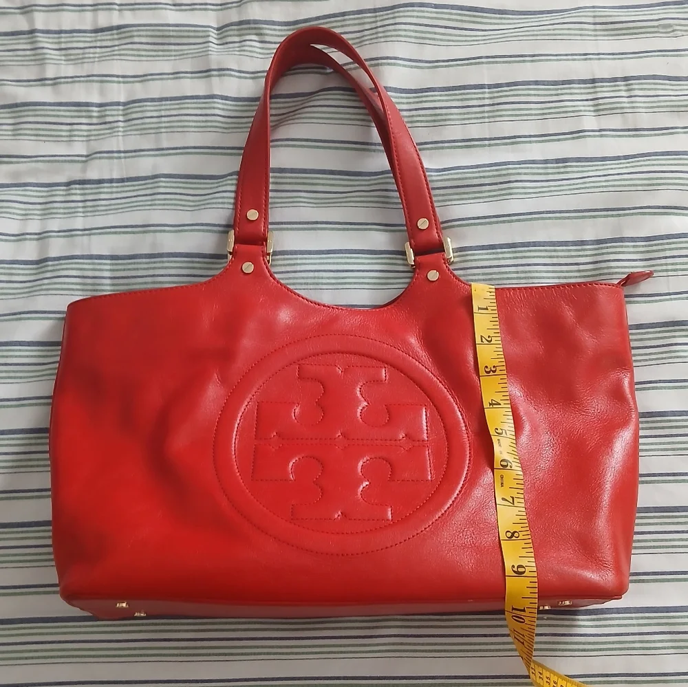 Tory Burch Bombe Leather Top Handle Tote‎